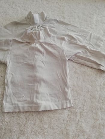 Col roulé blanc fille 6 mois qui Chun