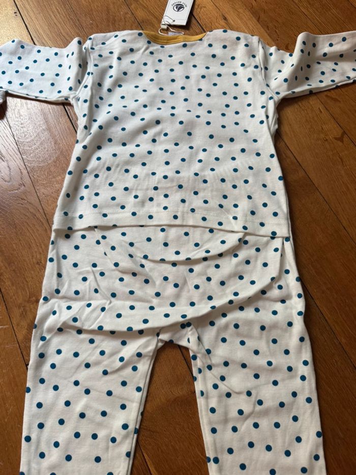 Pyjama neuf avec étiquette à pois fille  36 mois petit bateau - photo numéro 2
