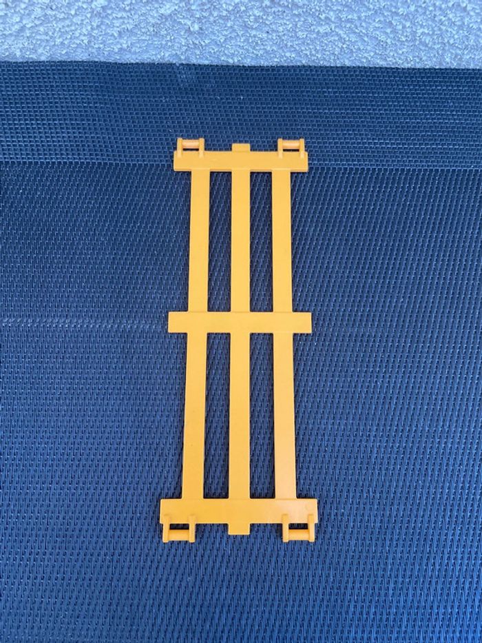 Playmobil barrière clôture jaune foncée ferme 4490 4055 country pièces détachées - photo numéro 2