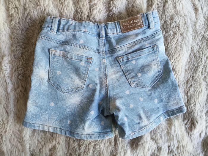 Short en jean bleu à fleurs, 6 ans - In extenso - photo numéro 2