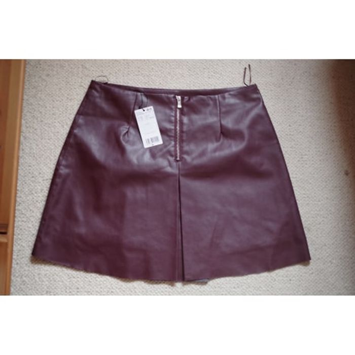 Mango Jupe courte effet cuir  - Taille 40 - photo numéro 4