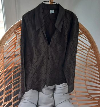 Haut manches longues à motif femme  taille 44