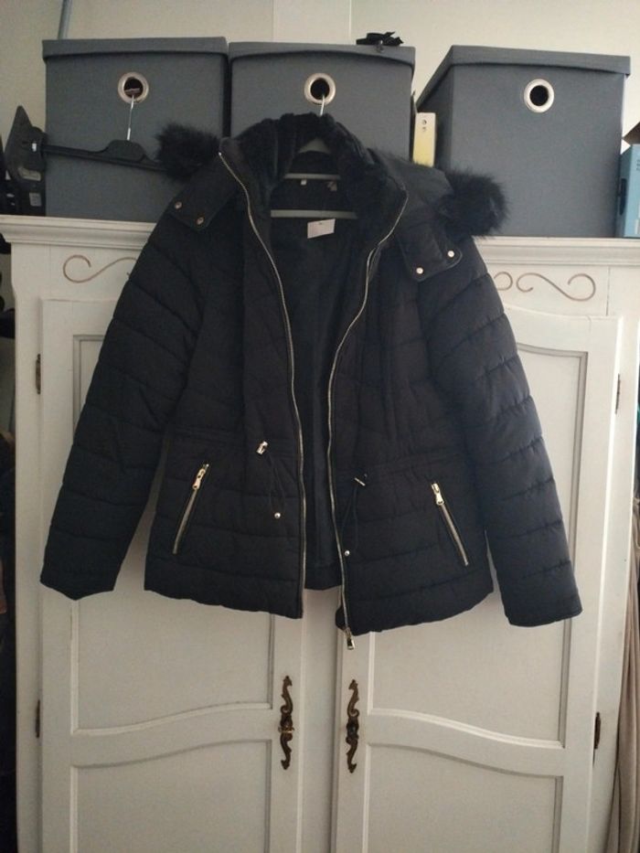 Doudoune noire Camaïeu en excellent état taille 44
