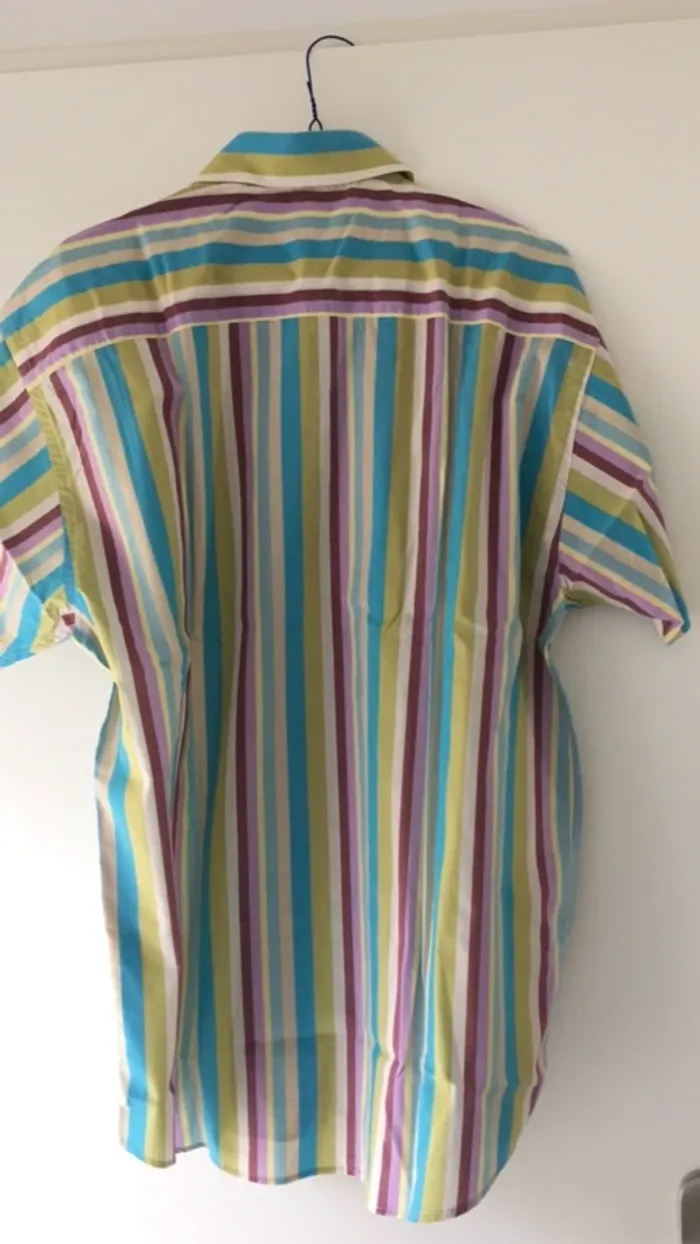 chemise manches courtes homme imprimée 41/42 - photo numéro 3