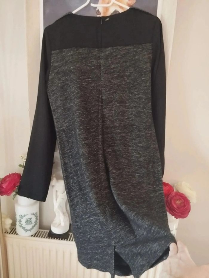 🌹Robe Bi-Matière Laine & Lin IKKS T38/40🌹 - photo numéro 18
