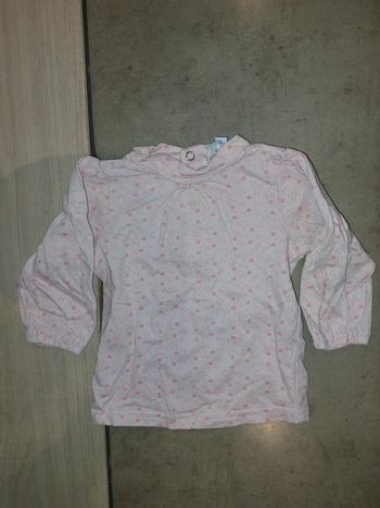 Haut manches longues / 6 mois