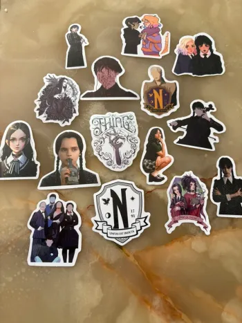 Stickers mercredi addams 15 pièces