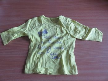 lot t shirts manches longues 3 mois