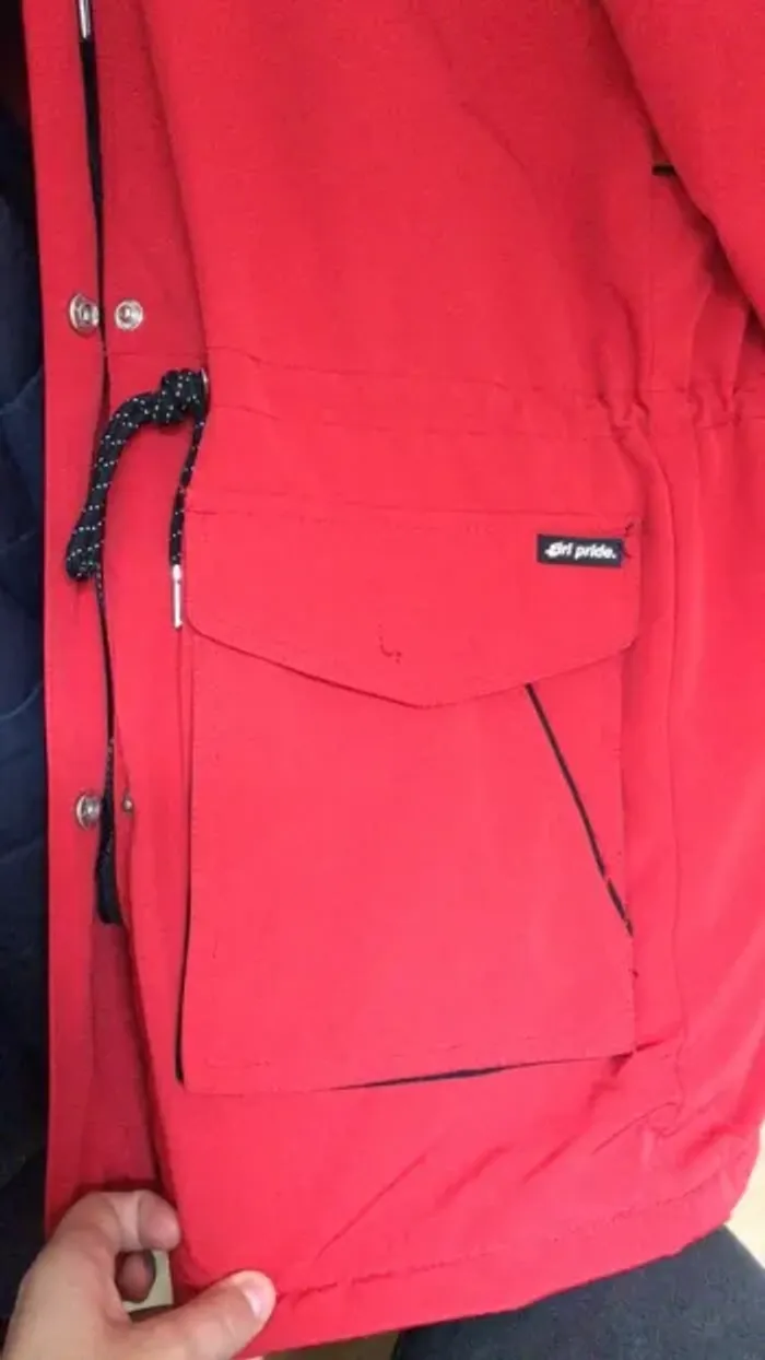 Manteau long rouge - photo numéro 6