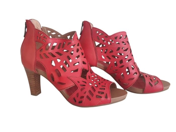 Sandales Laura Vita en Cuir Rouge- Élégance & Confort- Pointure 40
- photo numéro 5