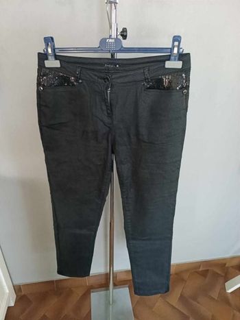 pantalon sequins noir T38