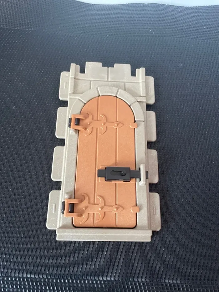 Playmobil mur parois avec porte et loquet château 3666 3667 3859 7144 3914 9989 3274 3351. - photo numéro 4