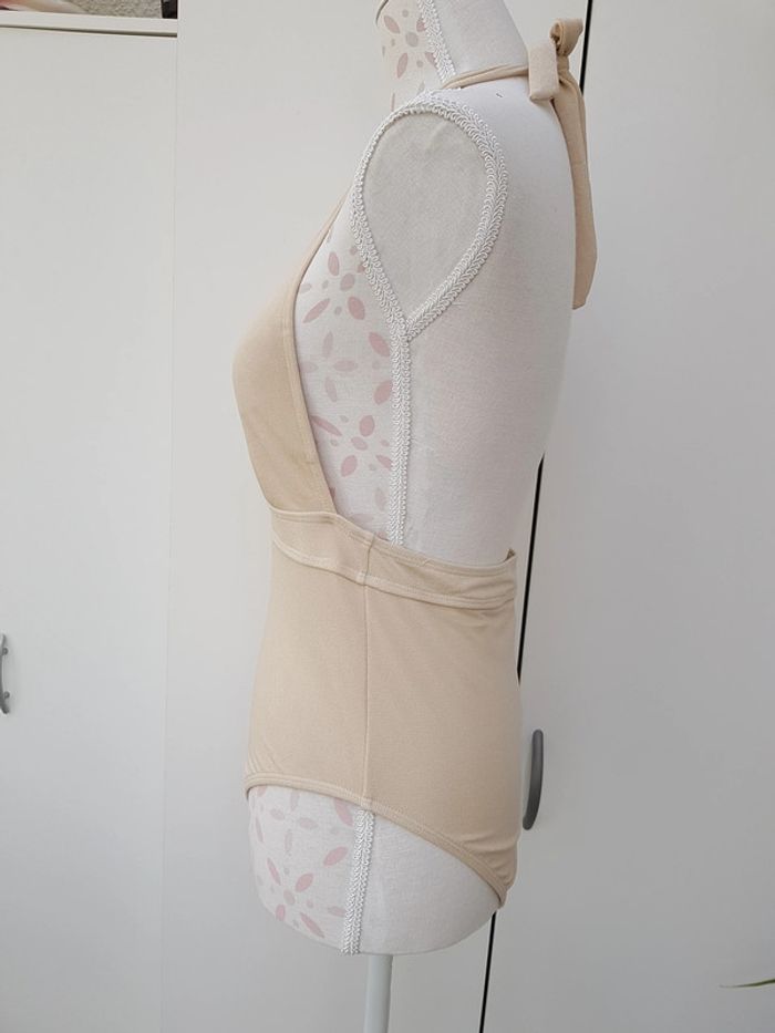 Maillot De Bain Beige Paillettes Brillant Taille M 38 - photo numéro 3