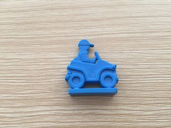 Voiture bleu pièce détachée jeu de société Richesses de France édition Nathan #A42