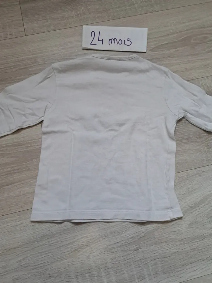 T-shirt manches longues 24 mois - photo numéro 2