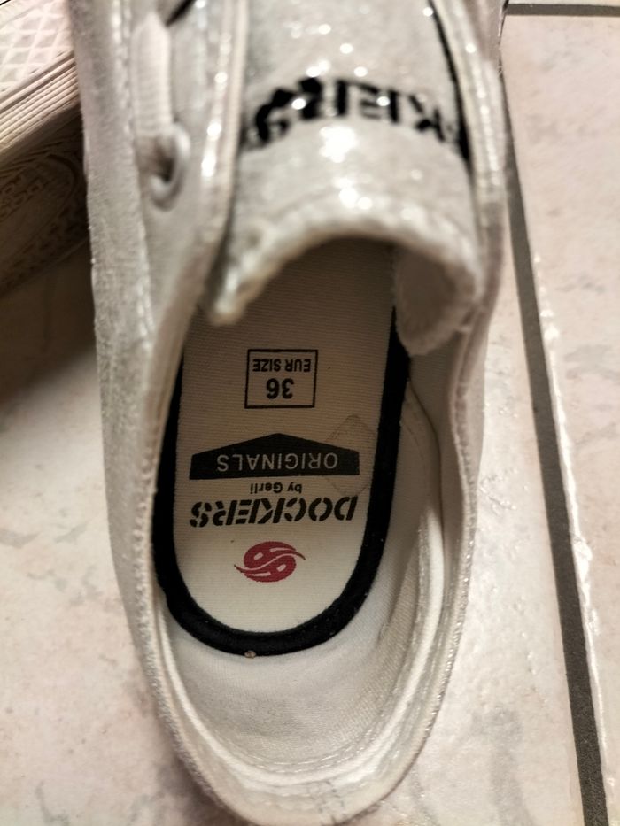 Baskets basses argent - photo numéro 4