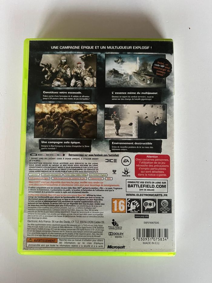 Battlefield 2 bad company 2 XBOX360 - photo numéro 4