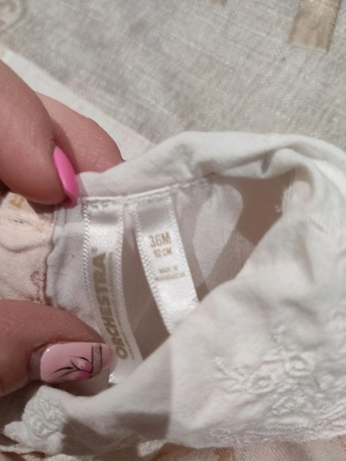 Robe col claudine rose pâle taille 36 mois - photo numéro 5