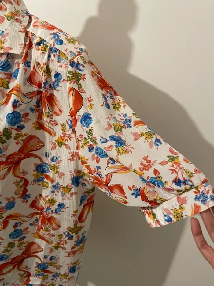 🌺 Chemise fleurie vintage – Taille 50 🌺 - photo numéro 3