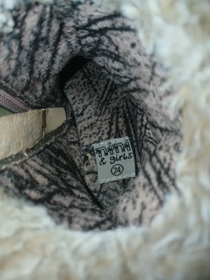 Bottines vieux rose - photo numéro 5