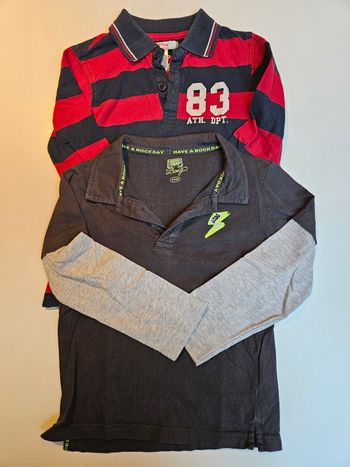 Lot polo manches longues