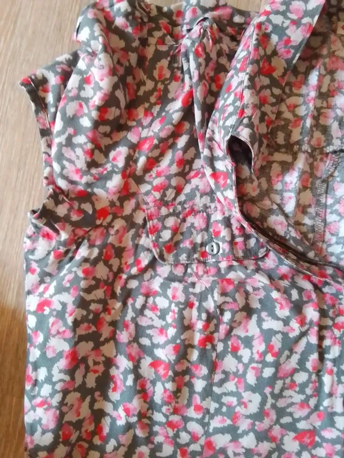 Robe Damart femme 46 grise rose - photo numéro 4