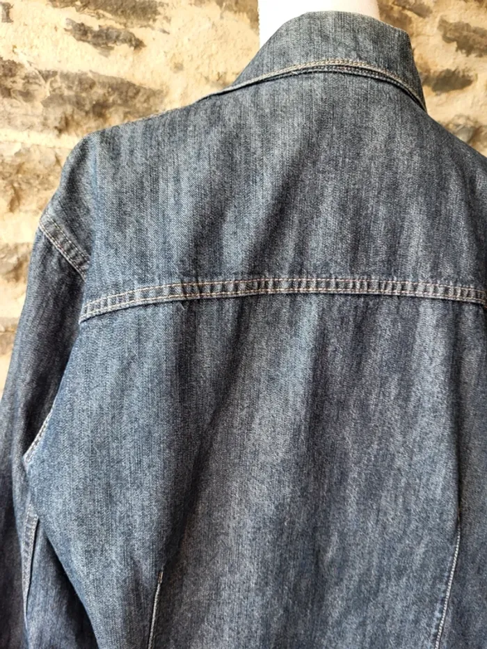 Veste en jean bleue foncée Dynam Taille 46 48 - photo numéro 7