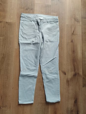 Pantalon rayée taille 44