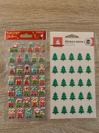 Lot de stickers de Noël