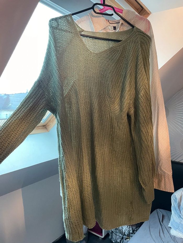 Robe pull verte