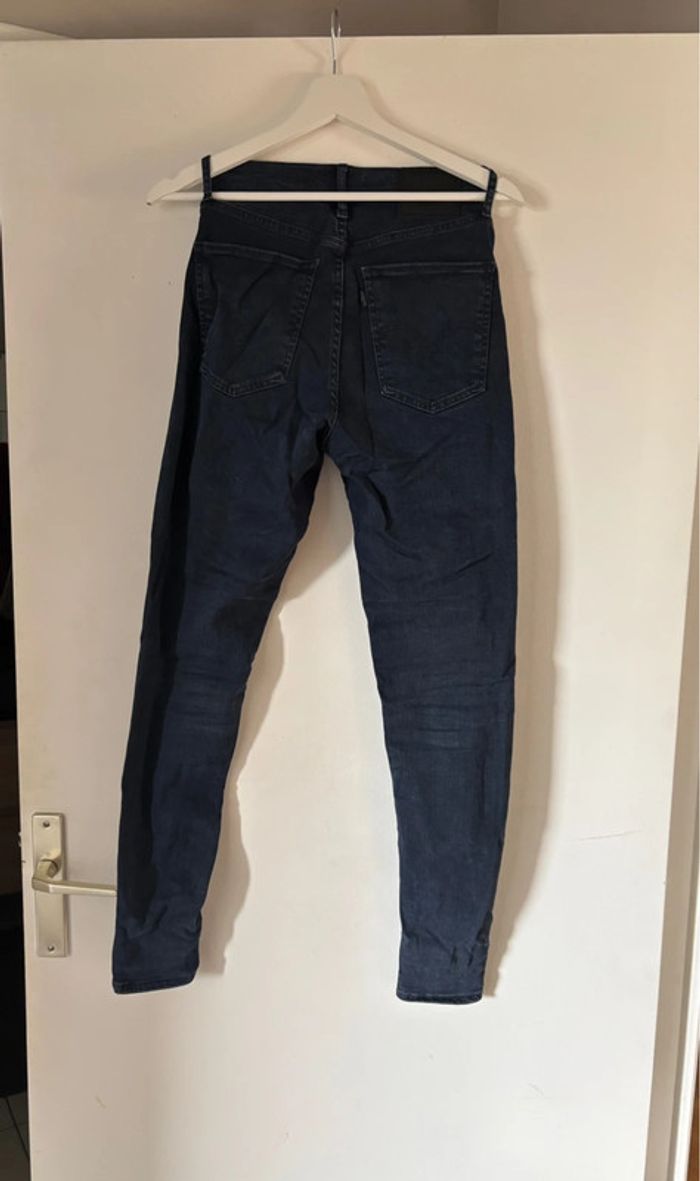 Jean Levis Mile High Super Skinny bleu marine W27 - photo numéro 3