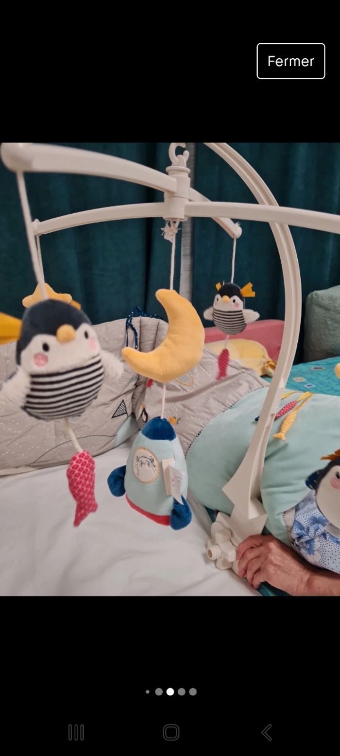 Tour de lit bébé et mobile Nanouk - photo numéro 9
