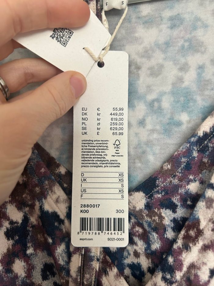 Top de maternité/allaitement manches longues - Esprit - T.XS / T.36 - Neuf avec étiquette - photo numéro 7