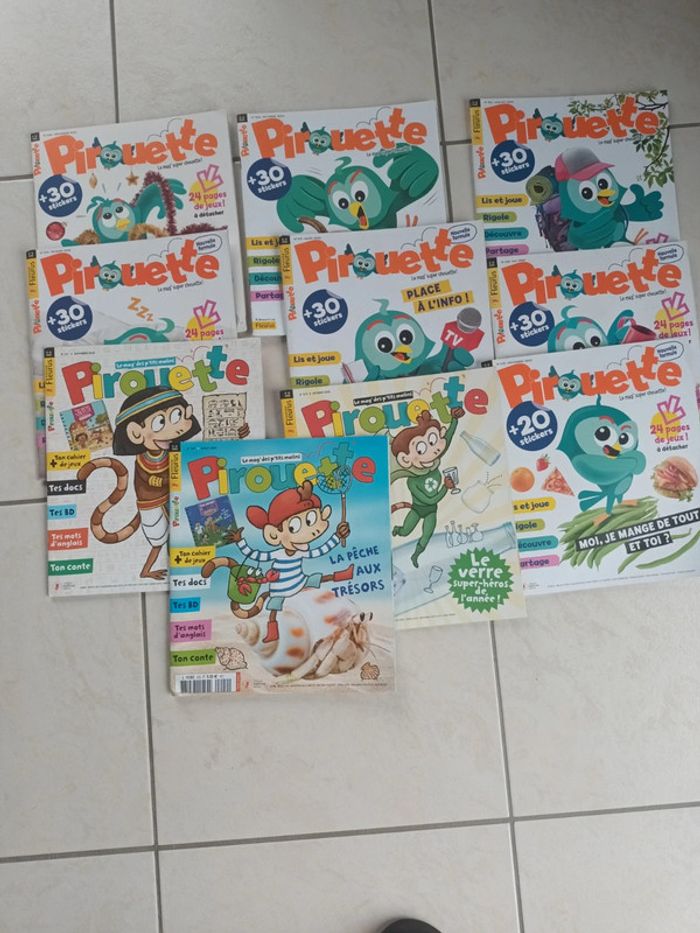 Lot de 10 magazines Pirouette pour enfants de 5 à 8 ans - photo numéro 4