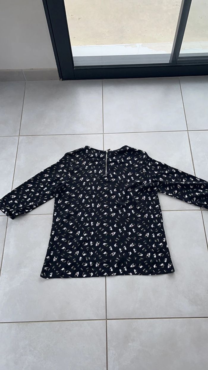Blouse fluide manche 3/4 taille 40 - photo numéro 4