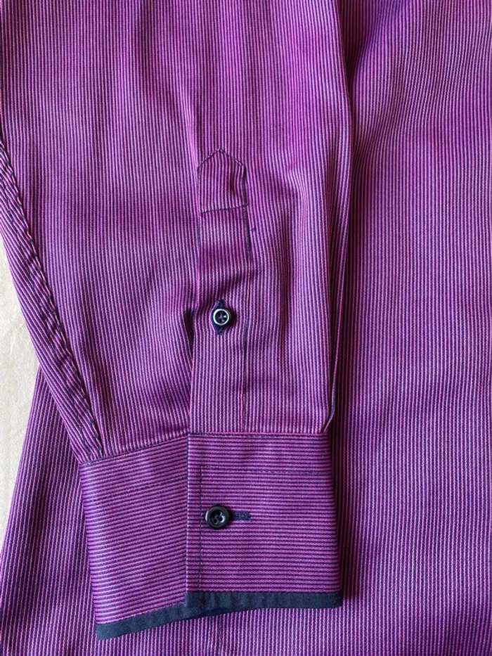 Chemise satinée violette - photo numéro 7