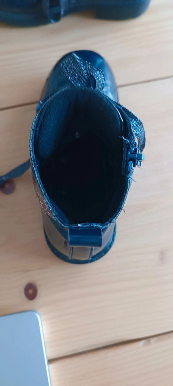 Bottines fille vernis bleu marine 29 - photo numéro 4