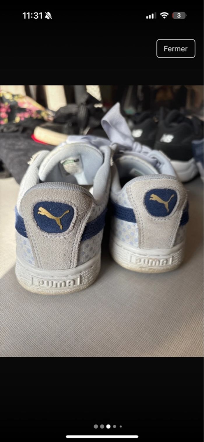 Basket puma bleu - photo numéro 4
