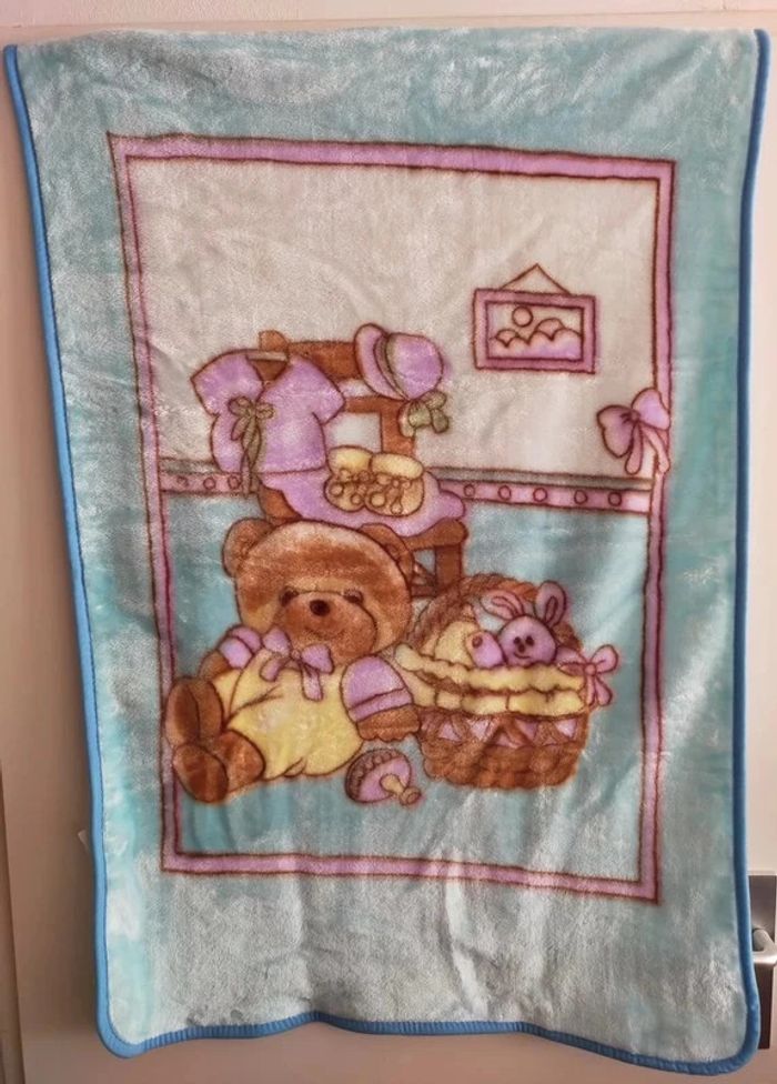 👶Couverture bébé polaire douce👶 - photo numéro 2