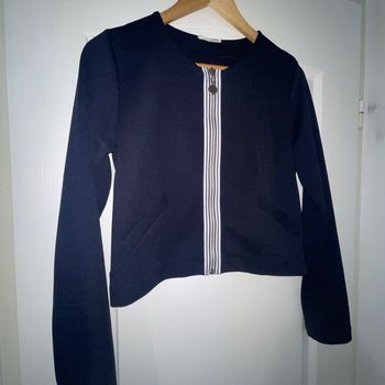 Veste zip marine taille S