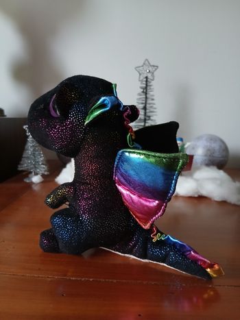 Doudou Bébé Dinosaure *tissu pailleté