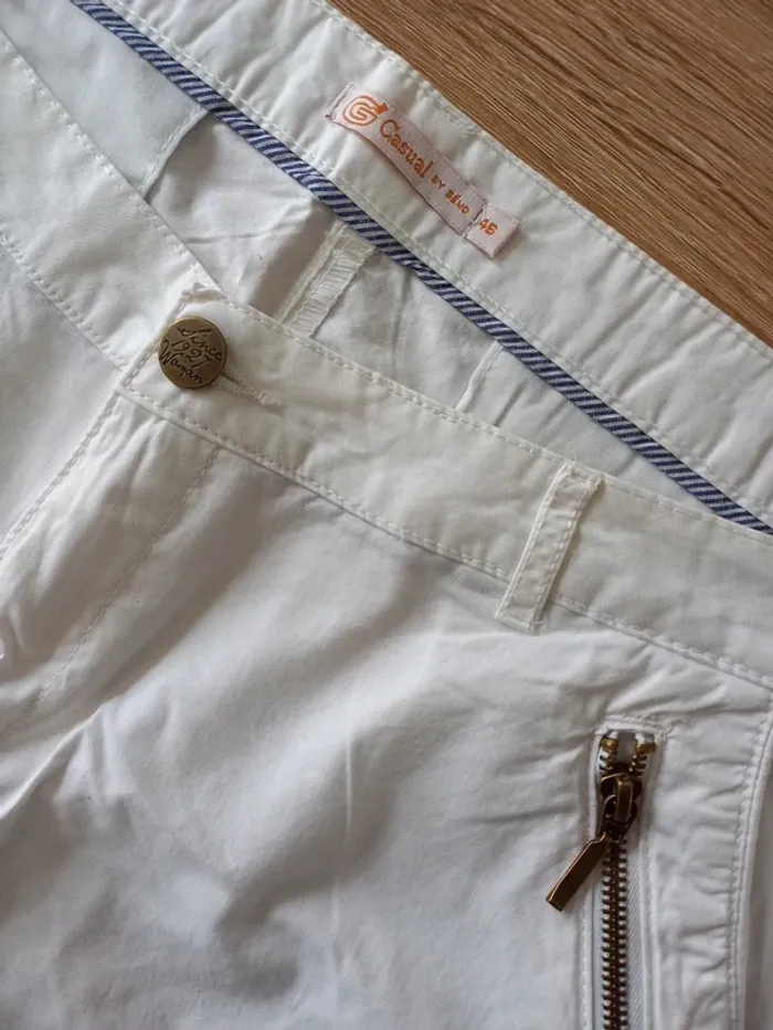 Panta-court blanc T46 - photo numéro 4