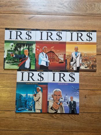 Lot de 5 bd irs 1 à 5