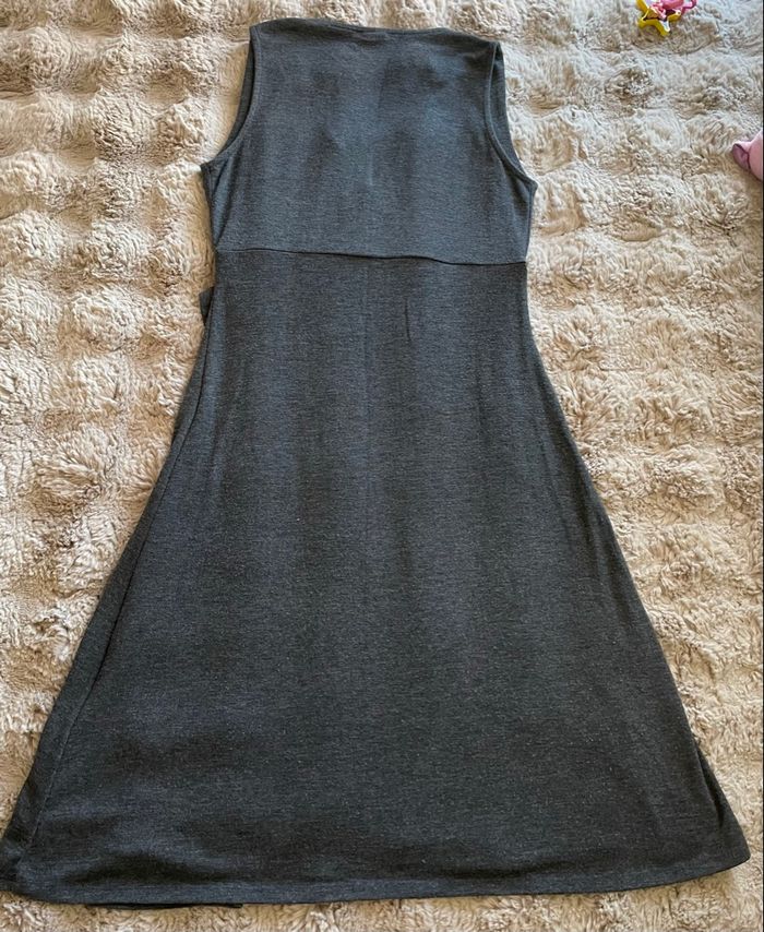 Robe Jacqueline Riu grise évasée – Taille 2 (S/M) Style Casual Élégant - photo numéro 7