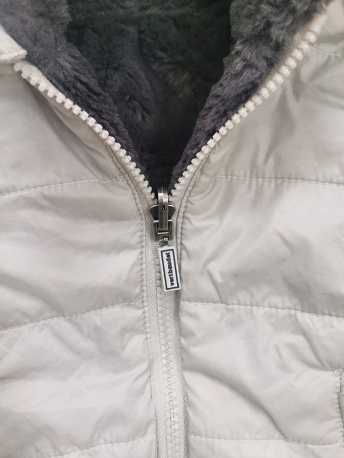 🌺Très beau Manteau Verbaudet 12mois Neuf doudoune polaire reversible piloupilou 12mois - photo numéro 11