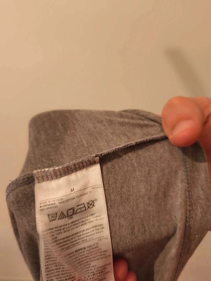 T-shirt Gap Homme Taille M Gris - photo numéro 8