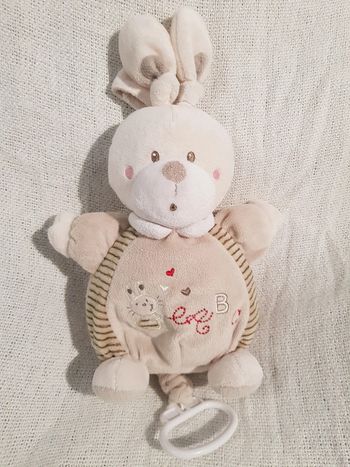 Lapin musical  beige Nicotoy