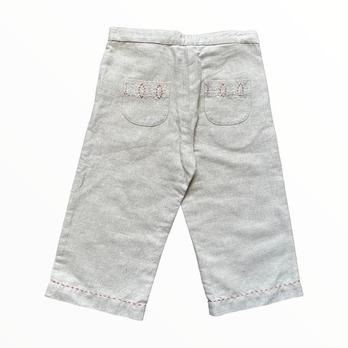 Pantalon lin beige Tartine et Chocolat 4 ans neuf (23€) - photo numéro 5