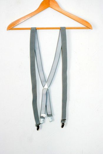 Bretelles grises taille unique Herlaine Paris