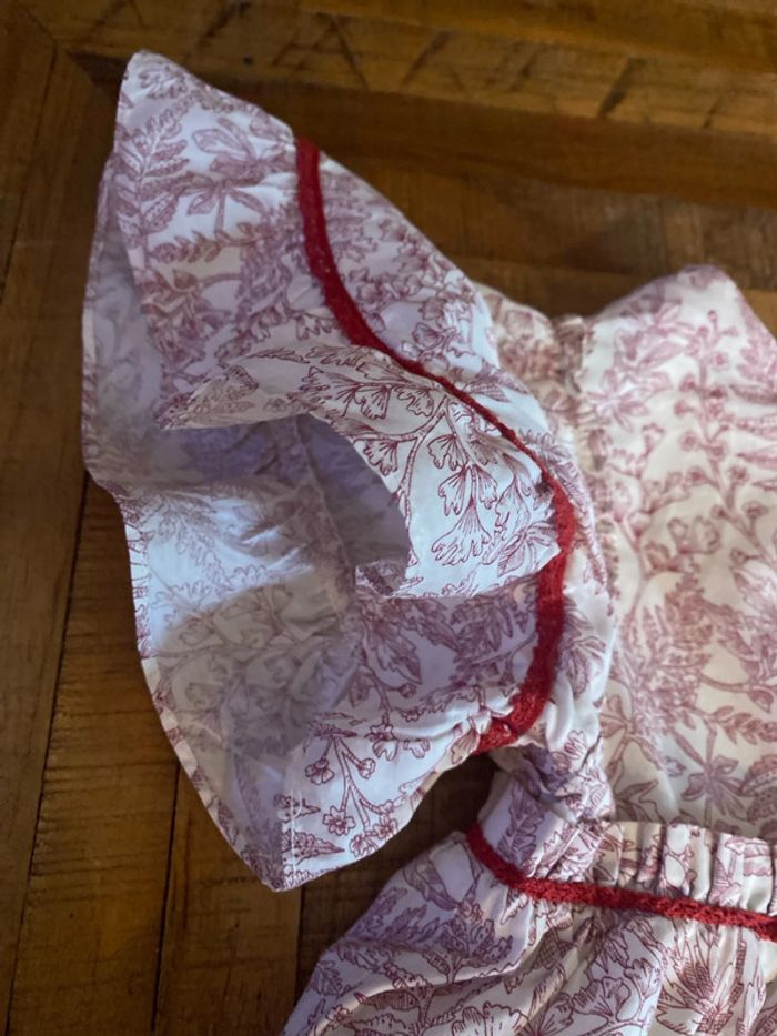 Robe toile de jouy tartine et chocolat - photo numéro 2